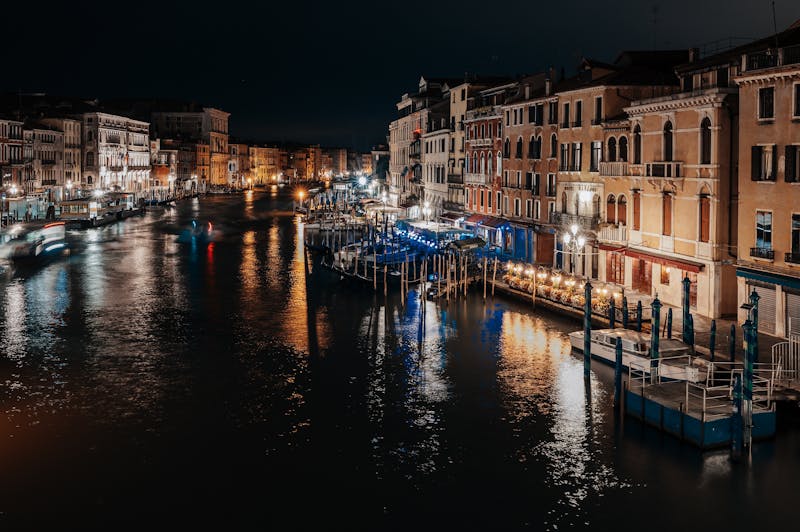 Canal Grande, Venice photography night